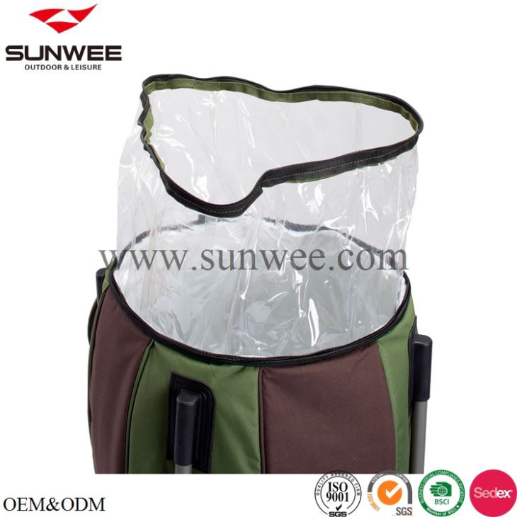 Waterproof cooler bag with stand